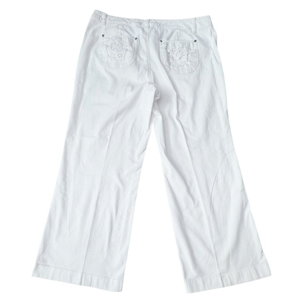 INC International Concepts Wide Leg White Jeans Women's PLUS Size 18W - Picture 5 of 8